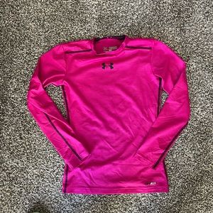 Pink Under Armour Heat Gear Shirt